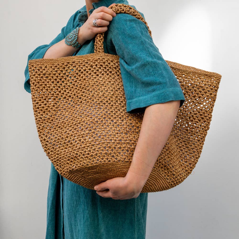 SANS-ARCIDET PARIS - Wholesale Beach Bag - Kapity Lacy SS23 - Classic openwork raffia basket24