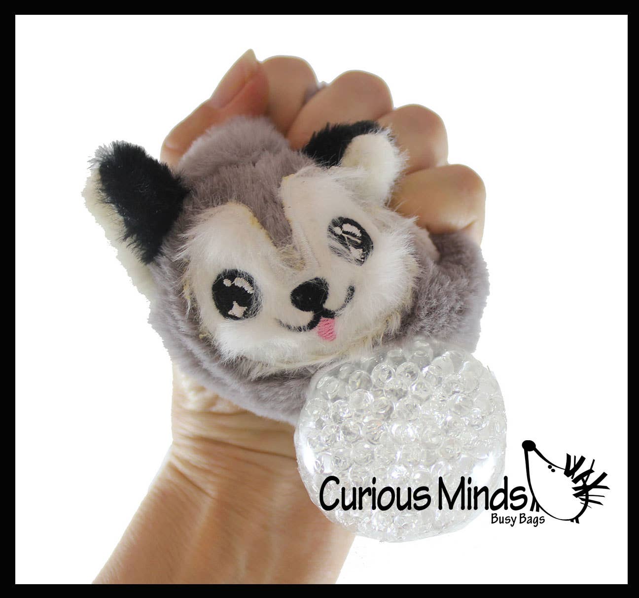 Curious Minds Toys – wholesale Squishy toy – Kids & Baby – 1 Plush Dog Animal Water Bead Filled Squeeze Stress Balls -11