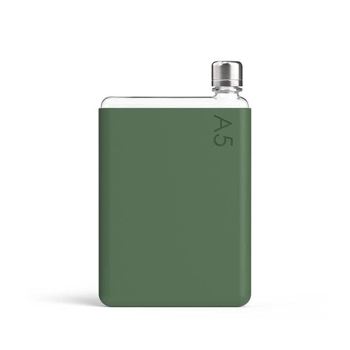 memobottle - Wholesale Drink Huggers & Koozies - A5 Silicone Sleeve - Moss Green