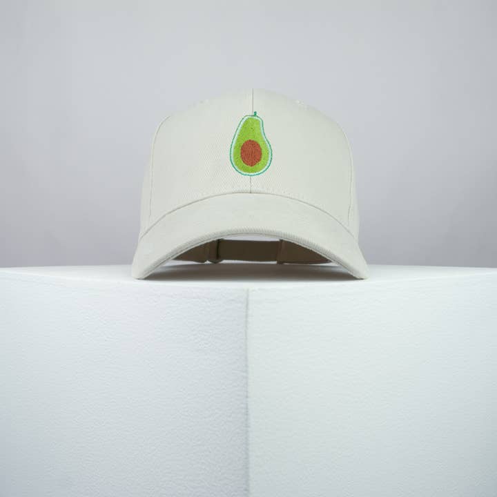 Berretto da baseball avocado per la vendita all'ingrosso da parte di Hatty Hats Embroidery