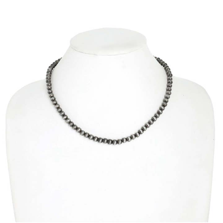 SP Sophia Collection - Wholesale Beaded/Pearl Necklace - Western Navajo Pearl Beaded Collar Necklace