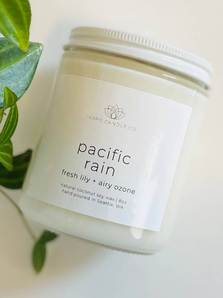 Pacific Rain for wholesale by Inspo Candle Co.