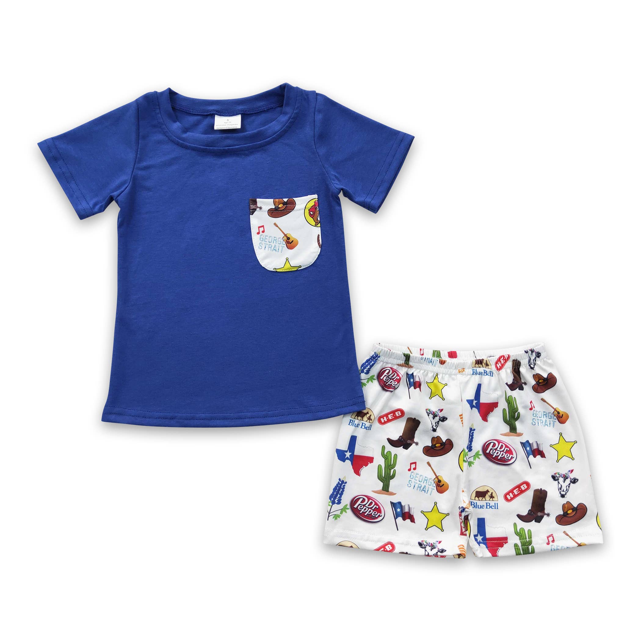 Yawoo Garments - Wholesale Dress - Kids - Flutter sleeves cactus boots baby girls dresses1