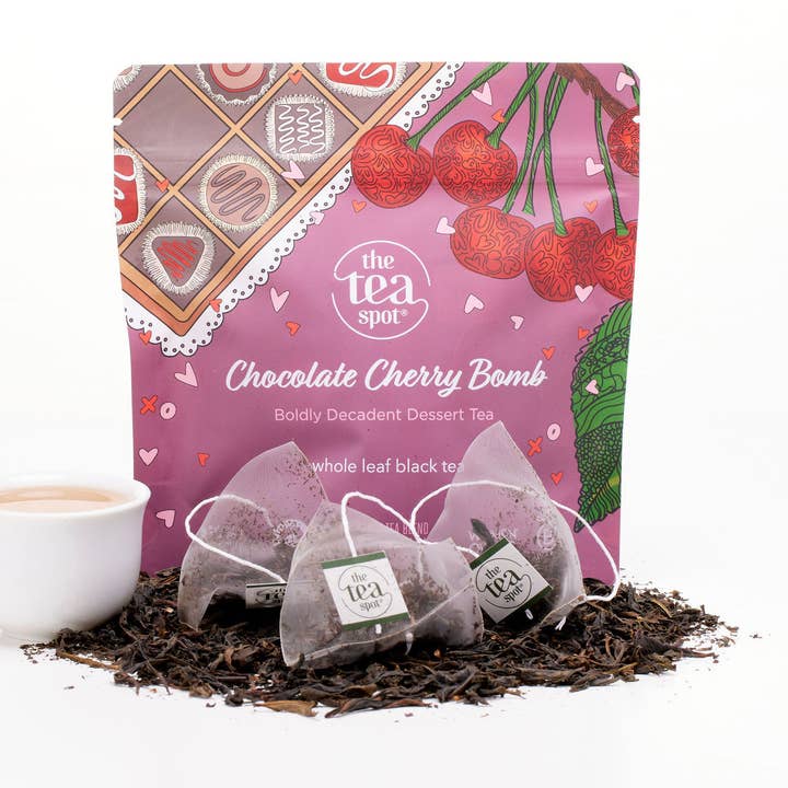 Chocolate Cherry Bomb! - 15 sachets each for wholesale by The Tea Spot