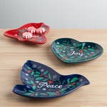 Now Designs by Danica - Wholesale Dish - Peace & Joy Christmas Dishes Set of 4