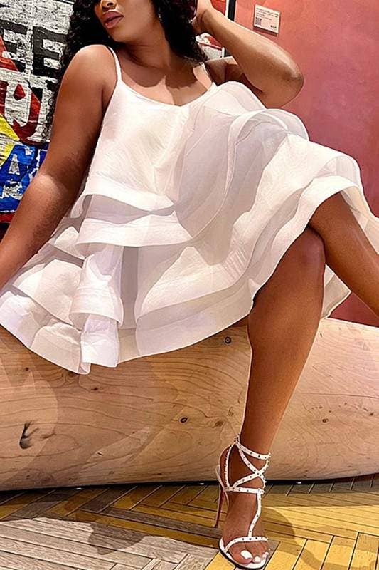 Flarix – Großhandel Kleid – Damen – mehrlagiges Cami-Minikleid11