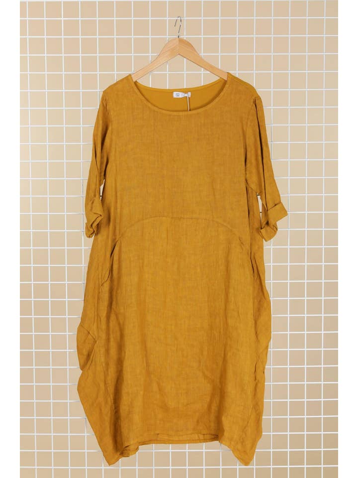 LINEN & COTTON HOUSE - Wholesale Dress - Women's - 44352 100% LINEN DRESS