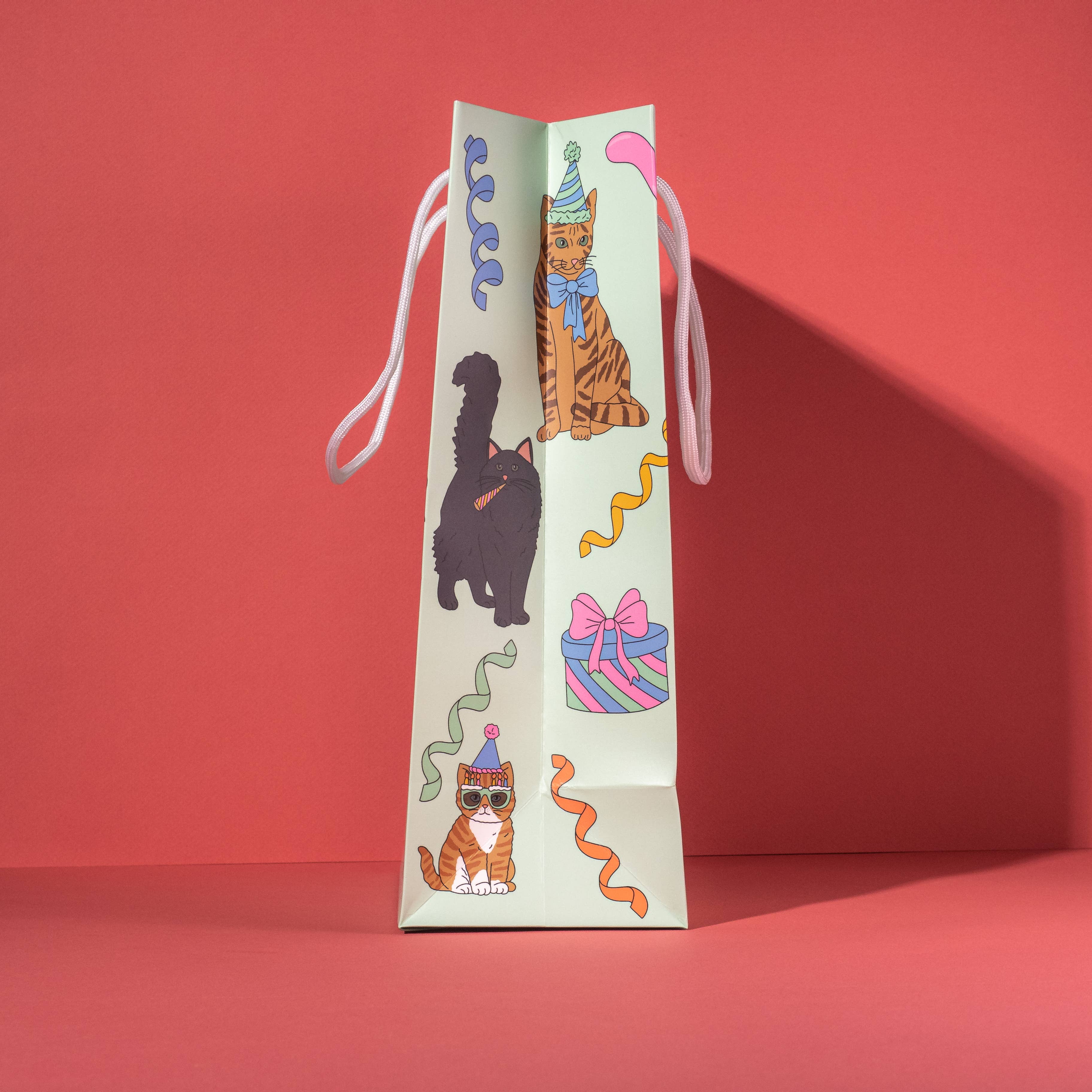 Illustrating Amy - Wholesale Gift Bag - Birthday Cats Gift Bag3