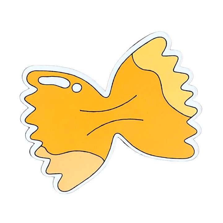 Farfalla Pasta Sticker for wholesale by Marianna Fierro Shop