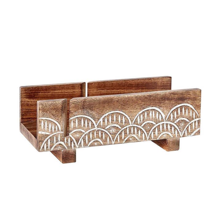 Matr Boomie Fair Trade - Wholesale Kitchen Tool/Gadget - Manami Bread Slicer - Handcrafted Mango Wood, Fair Trade