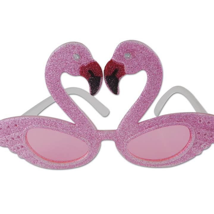 Beistle - Vendita all'ingrosso Costume di carnevale - Unisex - Glittered Flamingo Fanci-Frames, lente rosa traslucida3