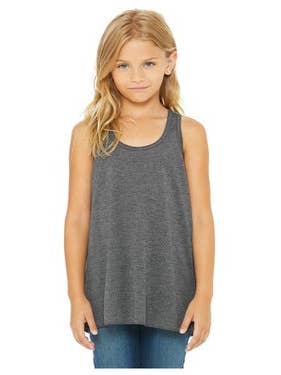 BELLA + CANVAS 8800Y zachte, soepele racerback-tanktop voor jongeren voor wholesale door Forever11
