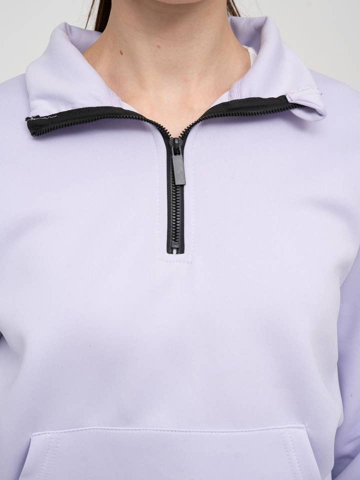 Zayne Paris - Wholesale Activewear Set - Women's - Women's jogging set with zip on the collar F008-33