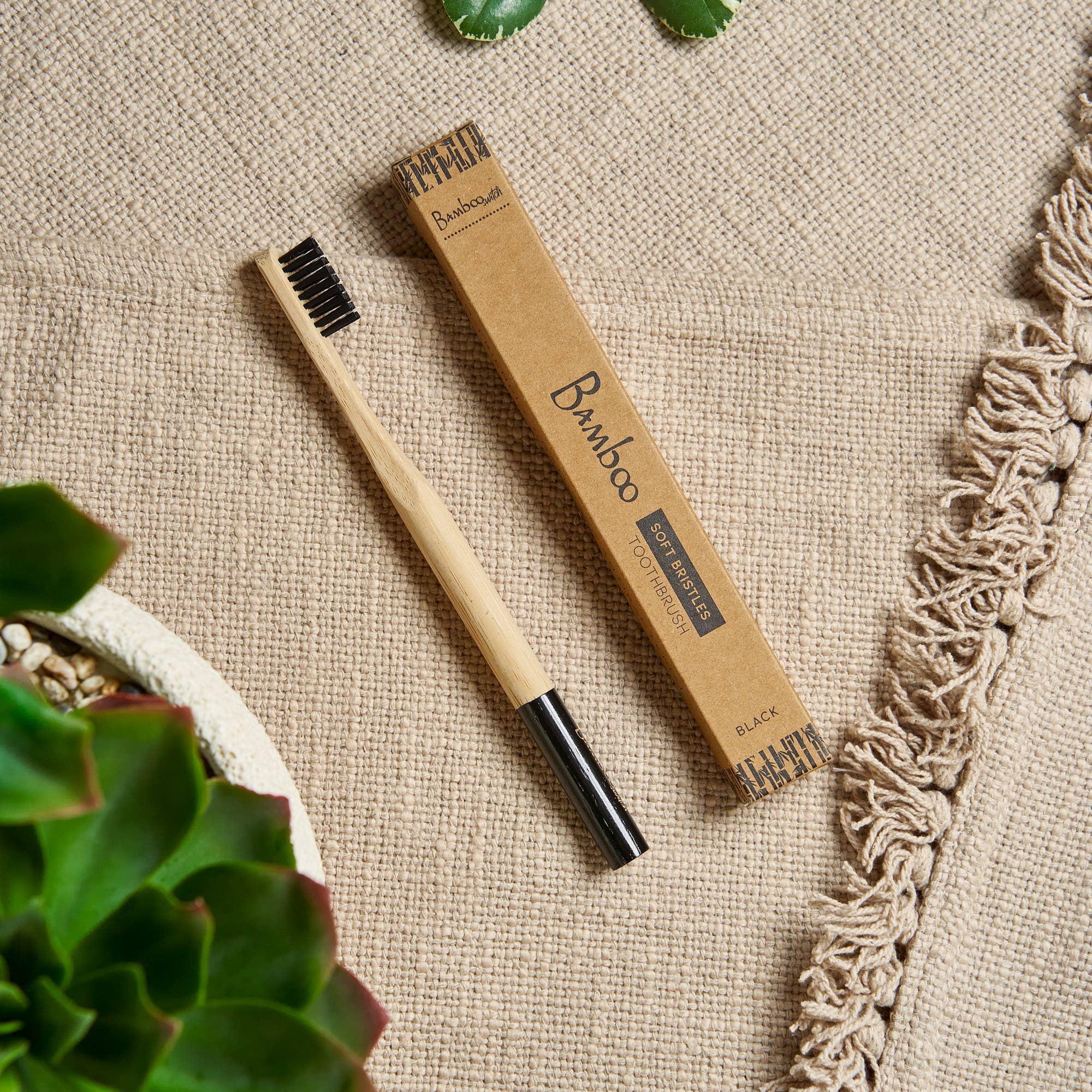 Bamboo Switch - Wholesale Toothbrush - Adult Bamboo Toothbrush | Black | Dental Bestseller2