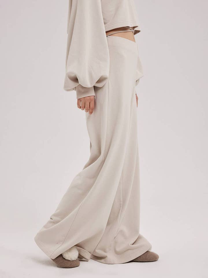 Hose mit weitem Bein aus Baumwolljersey für den Großhandel von NAP