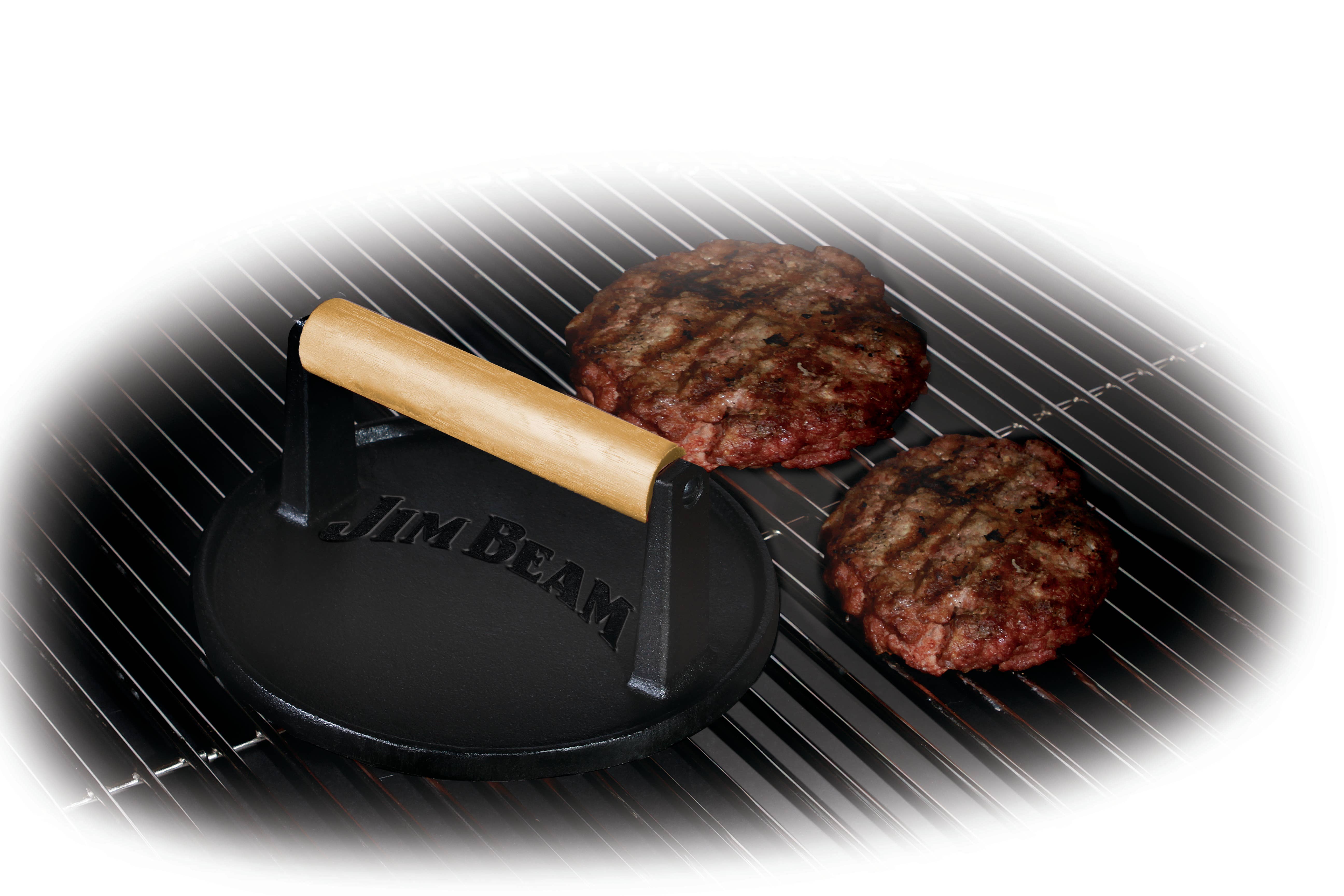 Style Asia - Wholesale Kitchen Tool/Gadget - Jim Beam 7" Cast Iron Burger Press.5