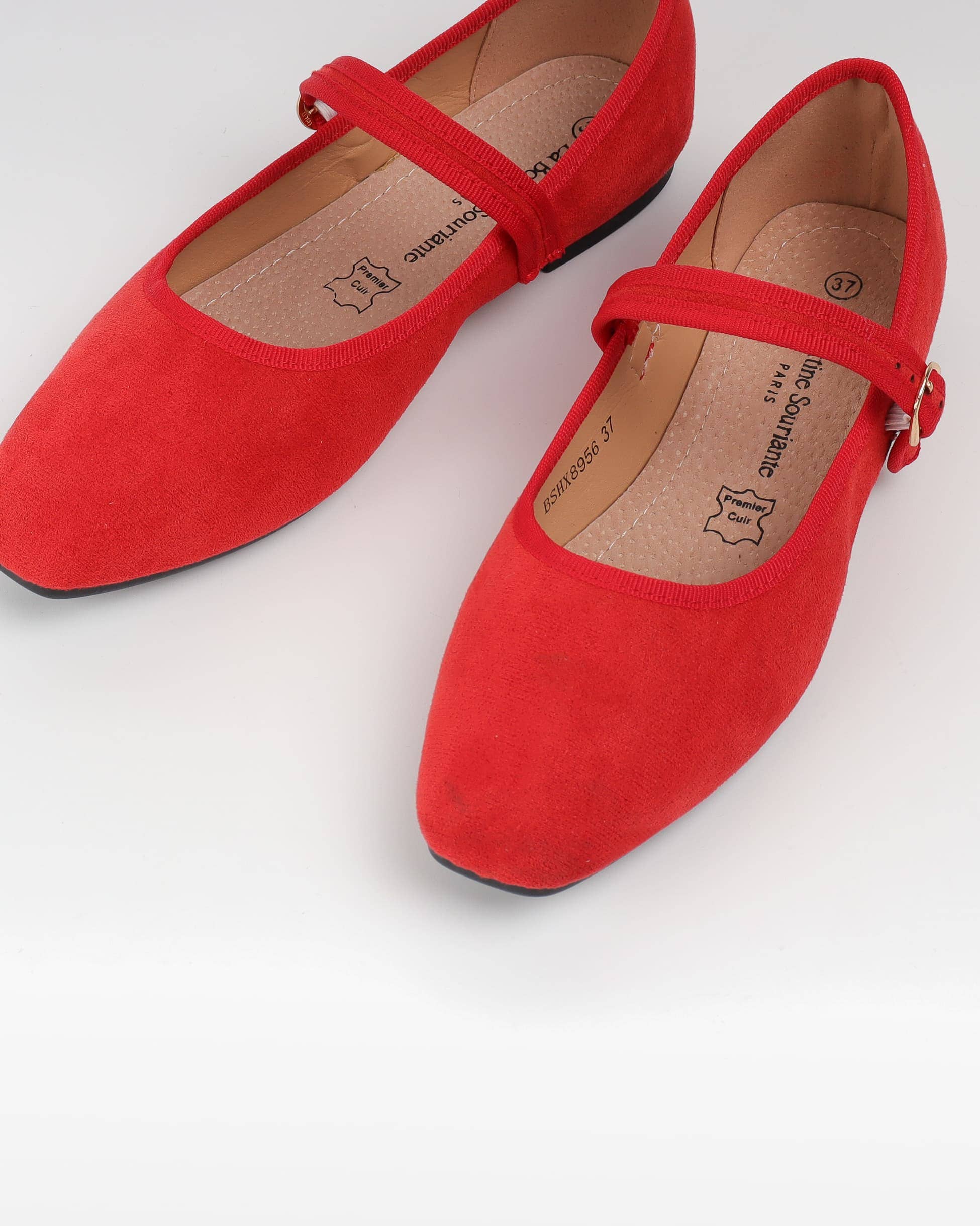 La Bottine Souriante - Wholesale Flats - Women's - Mary Jane Ballet Flats in Suede – Fine Buckle28