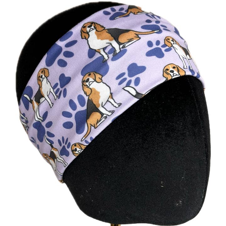 Bandeau élastique Beagle pour la vente par The Sassy Olive Handmade Headbands