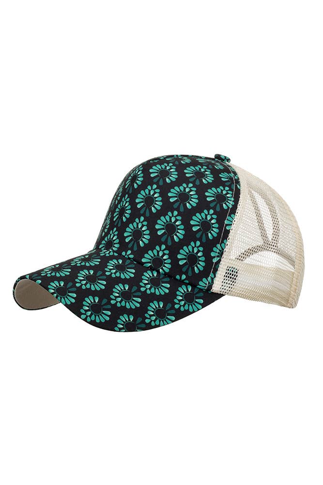 UNISHE - Wholesale Trucker Hat - Women's - Aztec Western Baseball Cap MOQ 3pcs ZMM0108