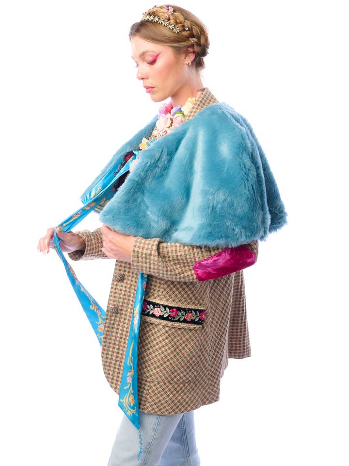 Aratta | Women's Fashion - Wholesale Blazer - Women's - Diana Beige Floral Blazer | Plaid Blazer | Flowery Jacket32