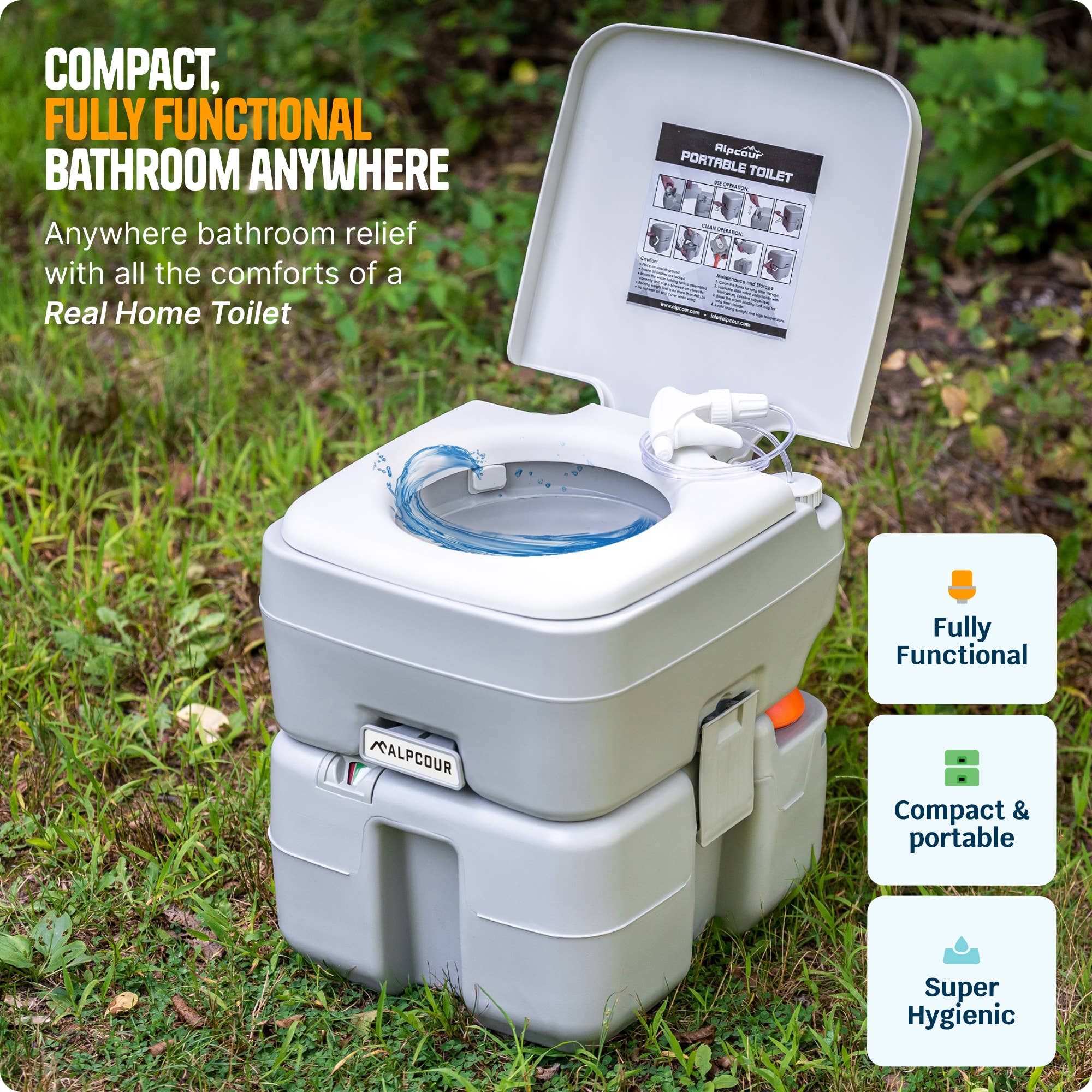 Alpcour – wholesale Bathroom accessory set – Alpcour Portable Toilet1