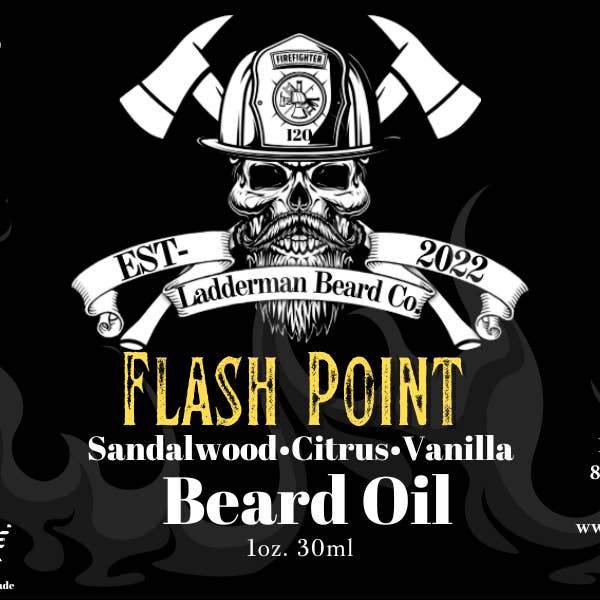 Flash point baardolie voor wholesale door Ladderman Beard Co.