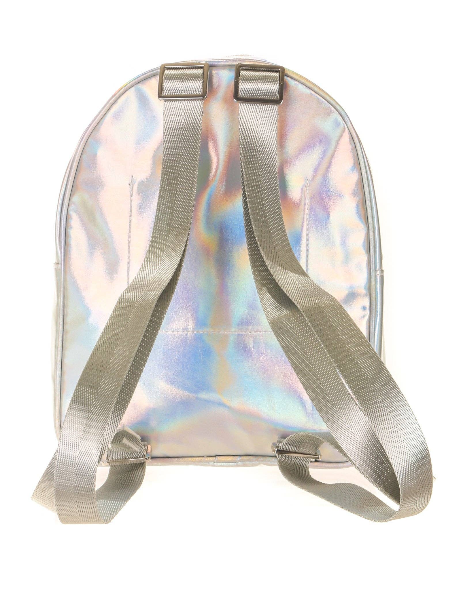 Fydelity - Vendita all'ingrosso Zaino - Donna - 86221: Mini Zaino | Argento Laser Metallico5
