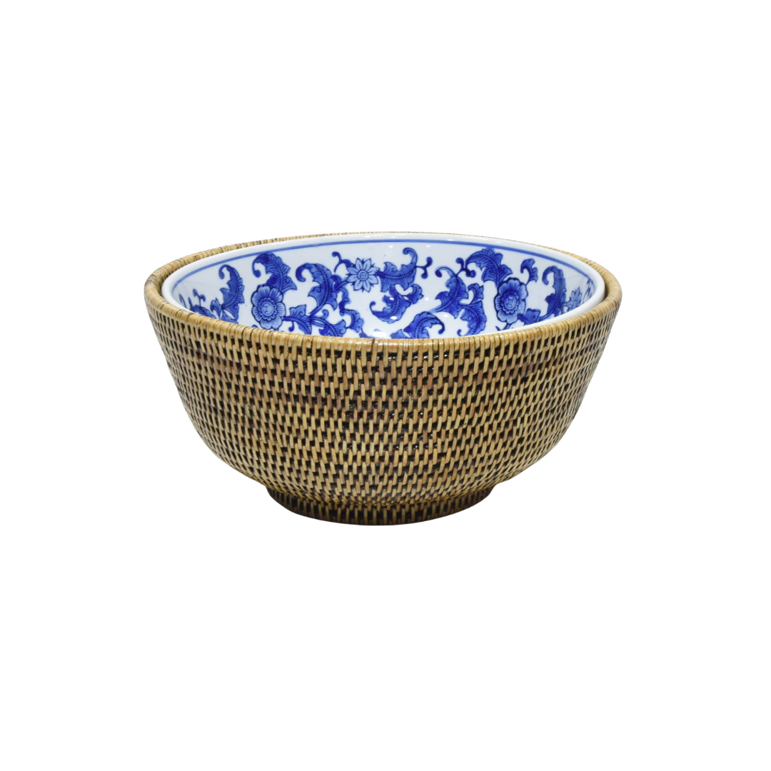 ISHELA - Wholesale Salad Plate - Rattan Salad bowl Riviera1