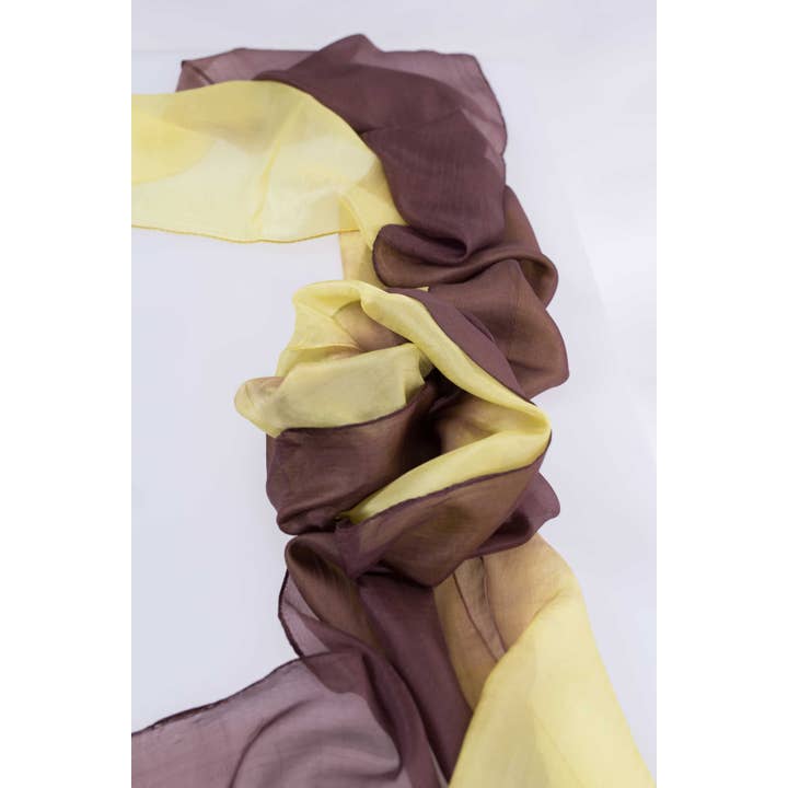 MR Complements - Wholesale Scarf - Women's - Two-tone natural silk scarf10