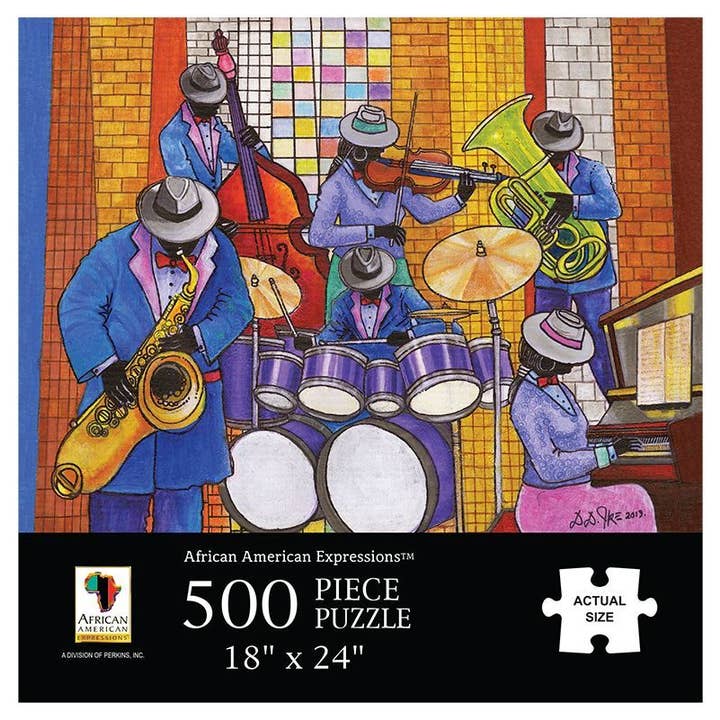 African American Expressions - Wholesale Puzzle - Adult - Jazz Band Puzzle