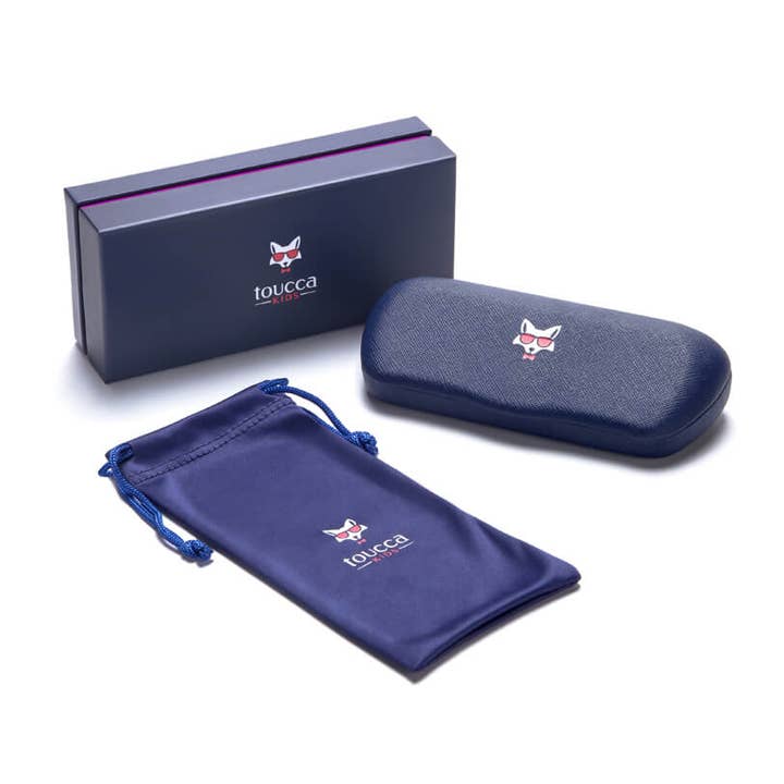 toucca kids - Wholesale Sunglasses - Kids - Brandon Navy Blue Classic Polarized Kids Sunglasses3