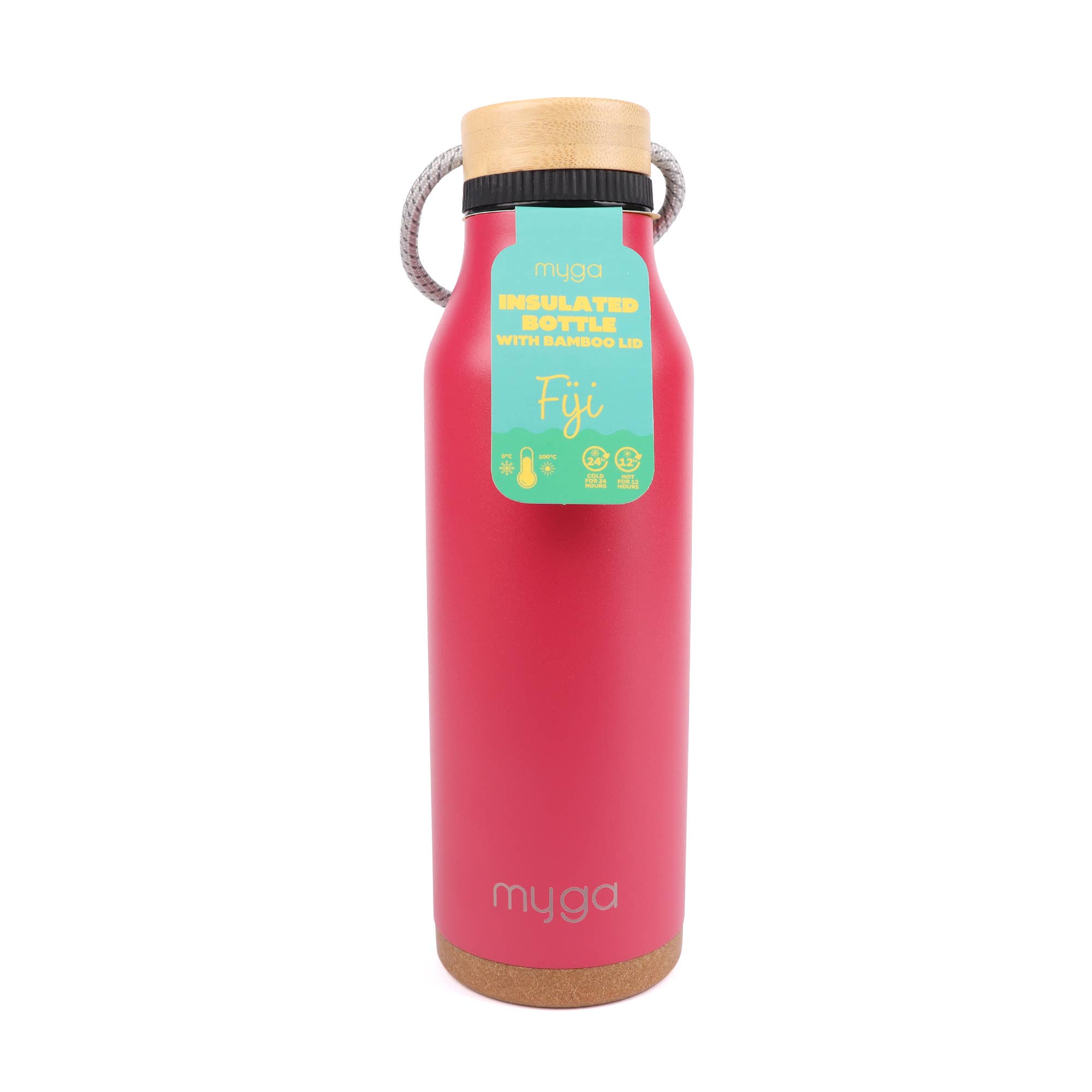 Myga – Großhandel Trinkflaschen – Myga Fiji Isolierte Trinkflasche mit Bambusdeckel15