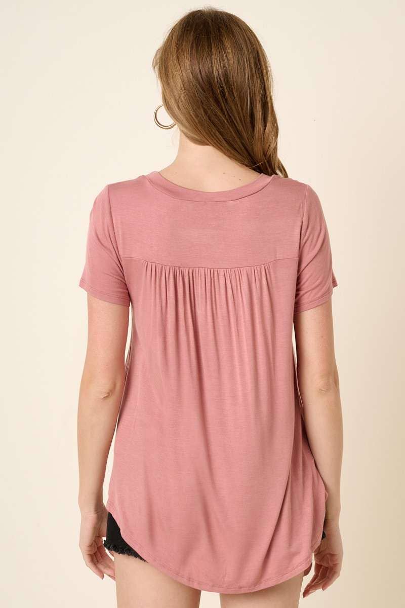 mittoshop - Wholesale T-Shirt - Women's - BT5339-SCOOP NECK ROUNDED HEM BAMBOO TOP27
