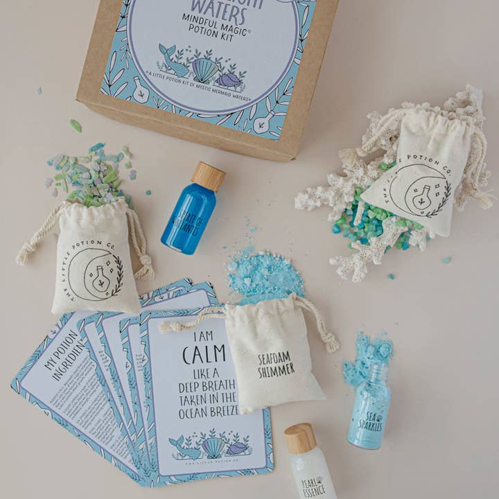 The Little Potion Co - Vente Kit de bricolage – enfant - Eaux de Clair de Lune - Kit de Potion de Pleine Conscience9