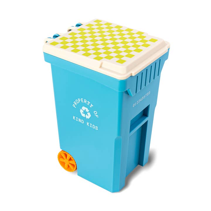 Blue Trash Can for wholesale by The Good Hood Co.