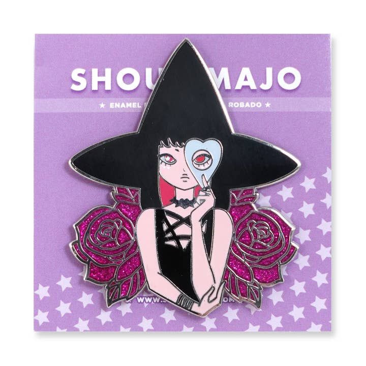 Enamel Pin Ouija Witch (Large) for wholesale by SHOURIMAJO