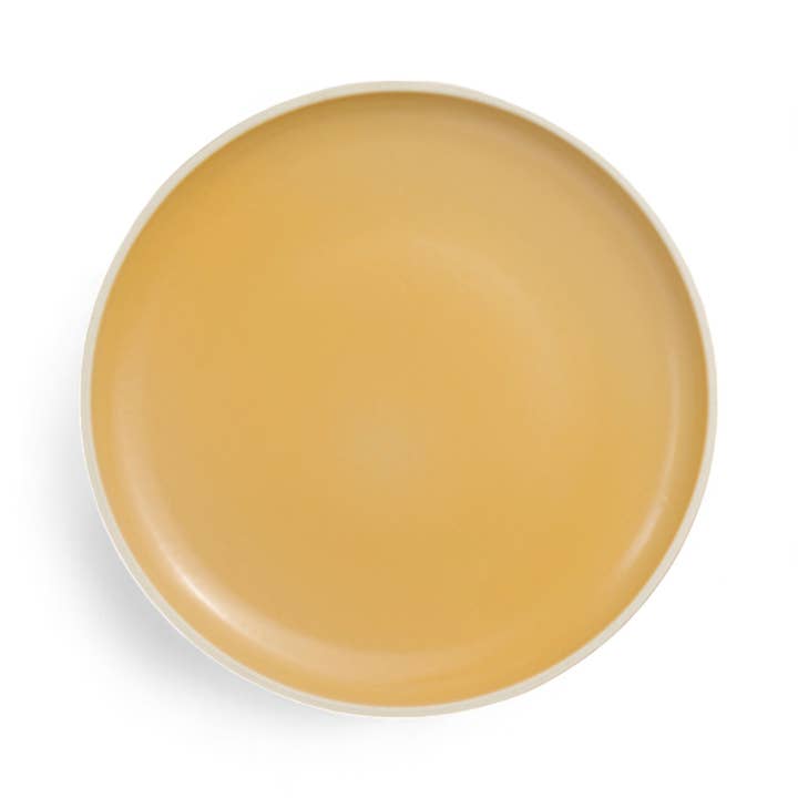 Porcelain Dinner Plate - Sanday Series, Yellow - 27cm Diameter for wholesale by Bascuda