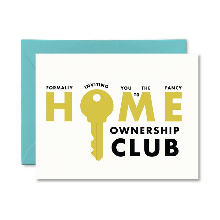 Fancy Home Ownership Club Card for wholesale by Pretty by Her