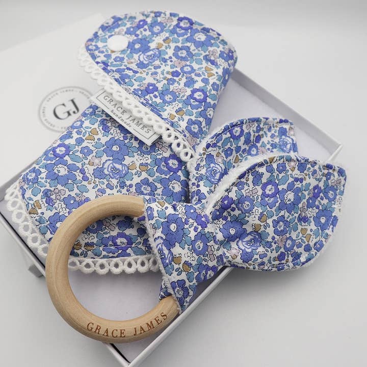 Betsy Ann Blue Liberty Letterbox Gift for wholesale by Grace James Online