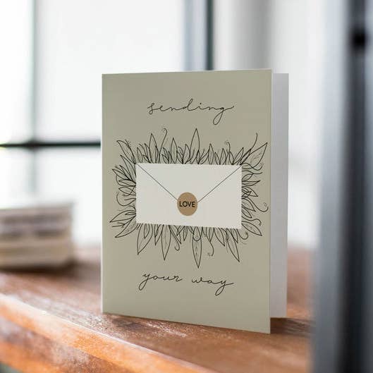 Lemon Milk Paper Co - Wholesale Love Card - Sending you love card1