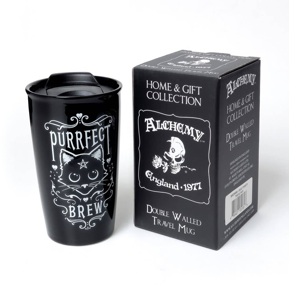 Alchemy Of England (Alchemy USA Distributor) - Vente Tasse à café - Purrfect Brew : Mug à double paroi (Mug)1