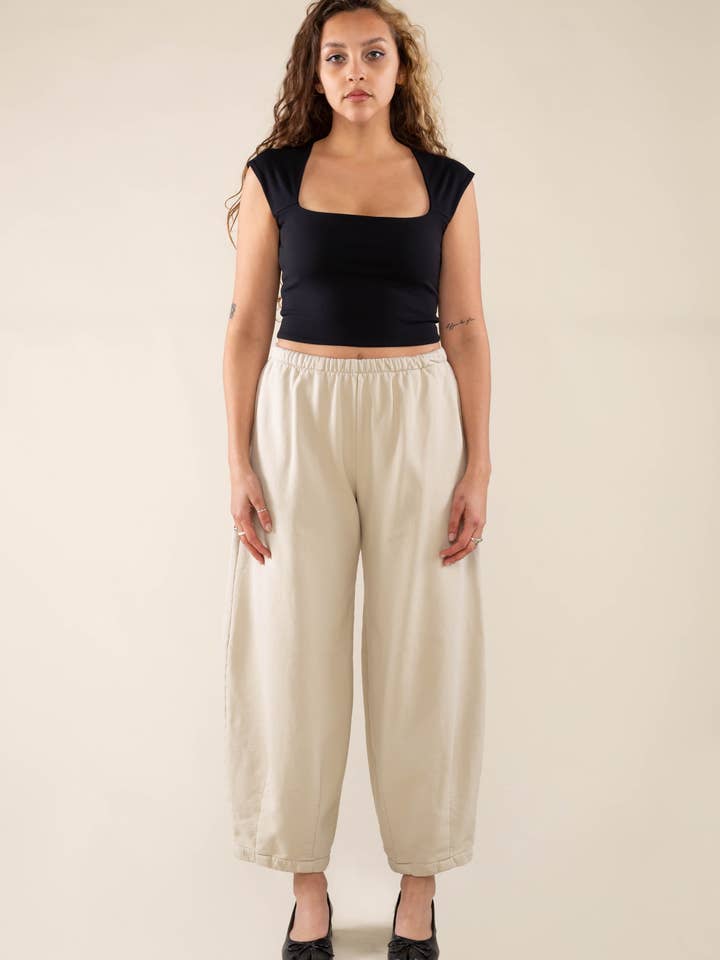 Calça de moletom Vernon Lantern | Calças Barrel Lounge por atacado de NLT