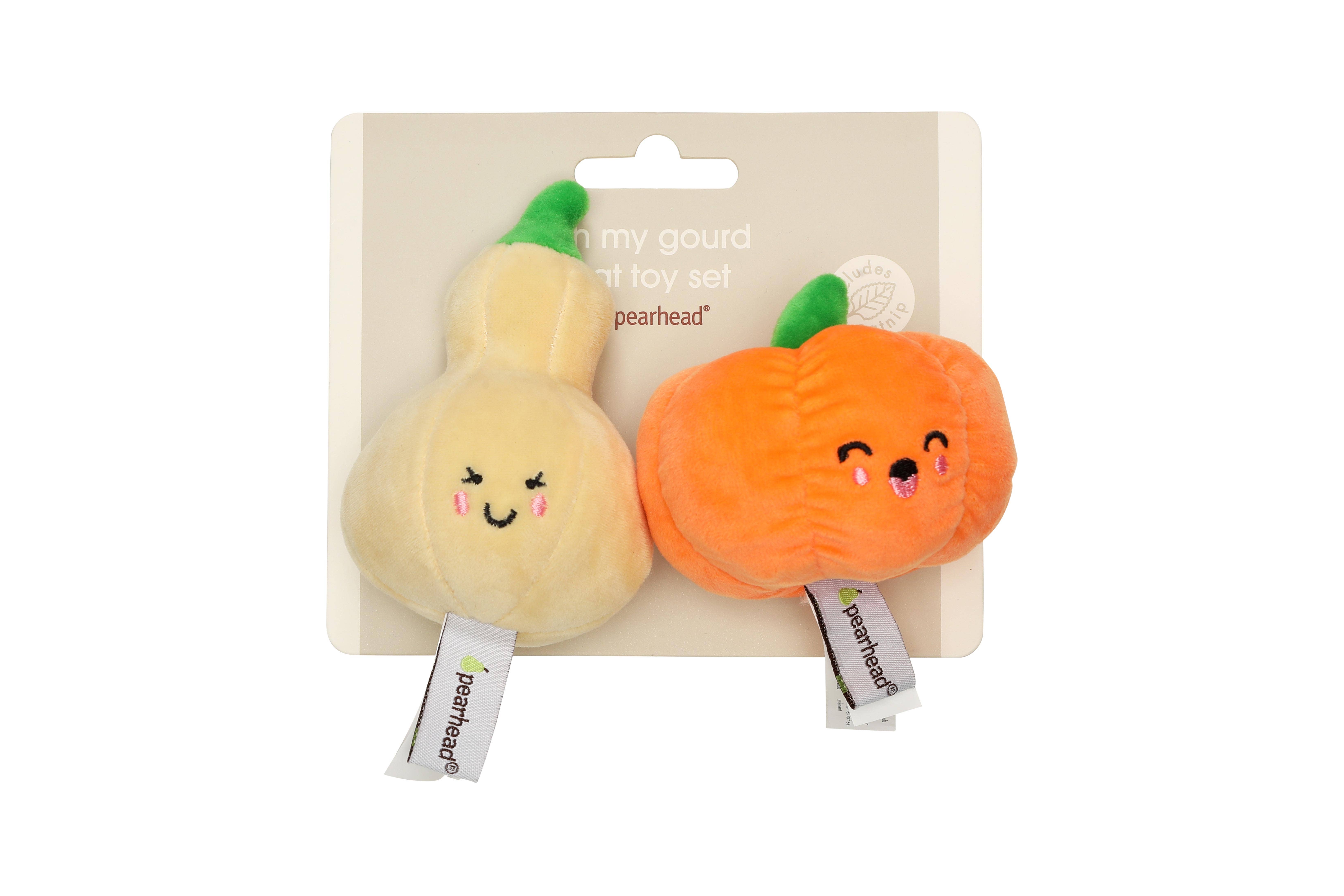 Pearhead - Wholesale Pet Toy Set - Cat - Gourds Fall Cat Toys, Set of 27