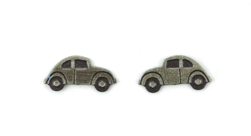 Vintage Volkswagen VW Beetle Bug Wood Puzzle Car Toy 12 Parts Made in USA New 