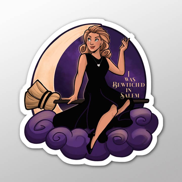 Autocollant découpé individuel ensorcelé pour la vente par Karen Hallion Illustration