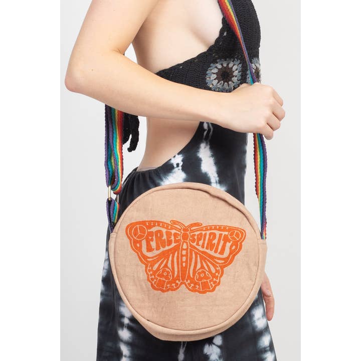 Lakhays Collection Inc. – Großhandel Umhängetasche - Damen – Böhmische runde Umhängetasche4