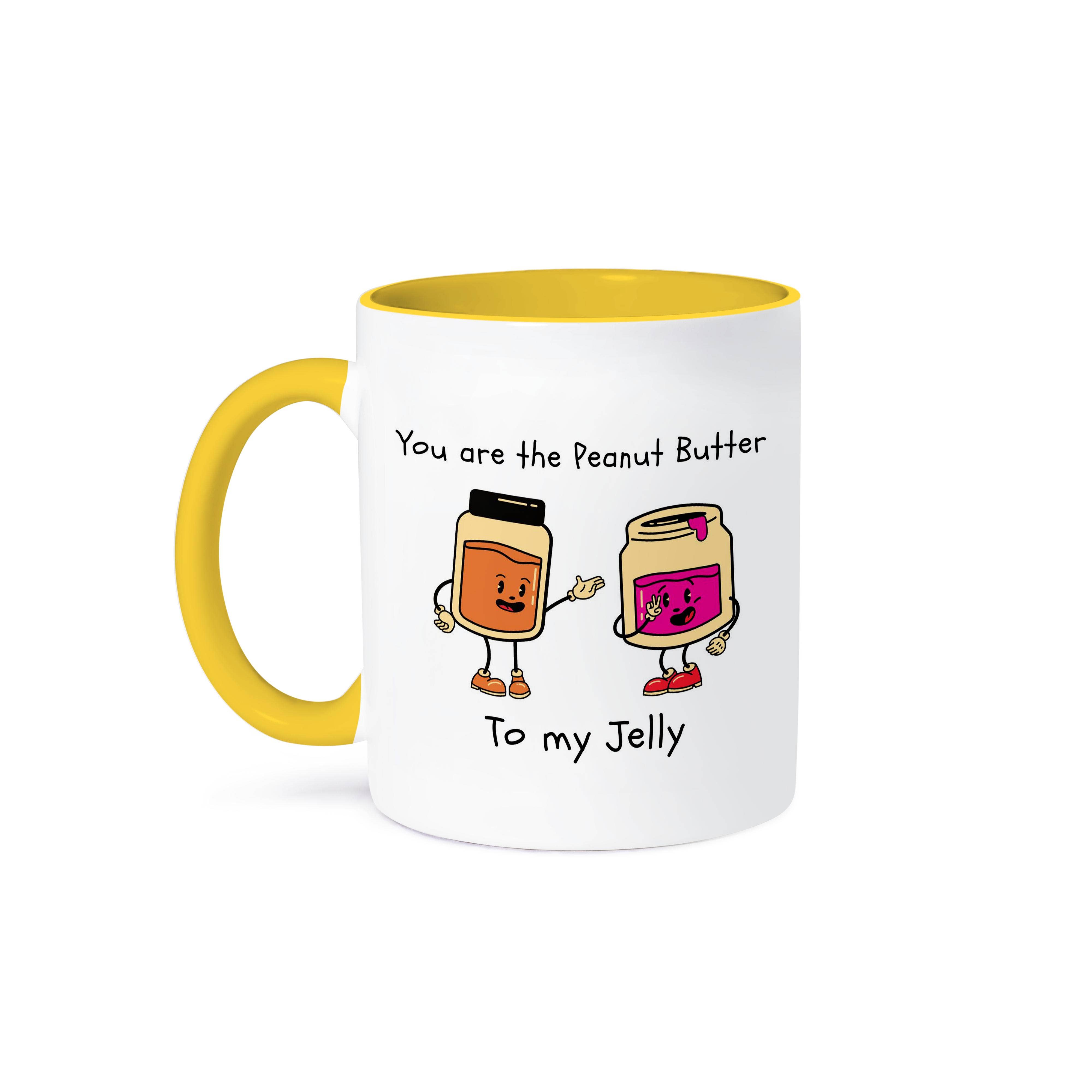 3dRose - Vendita all'ingrosso Tazza - 3dRose, Immagini Divertenti di Burro di Arachidi e Gelatina, Tazza0