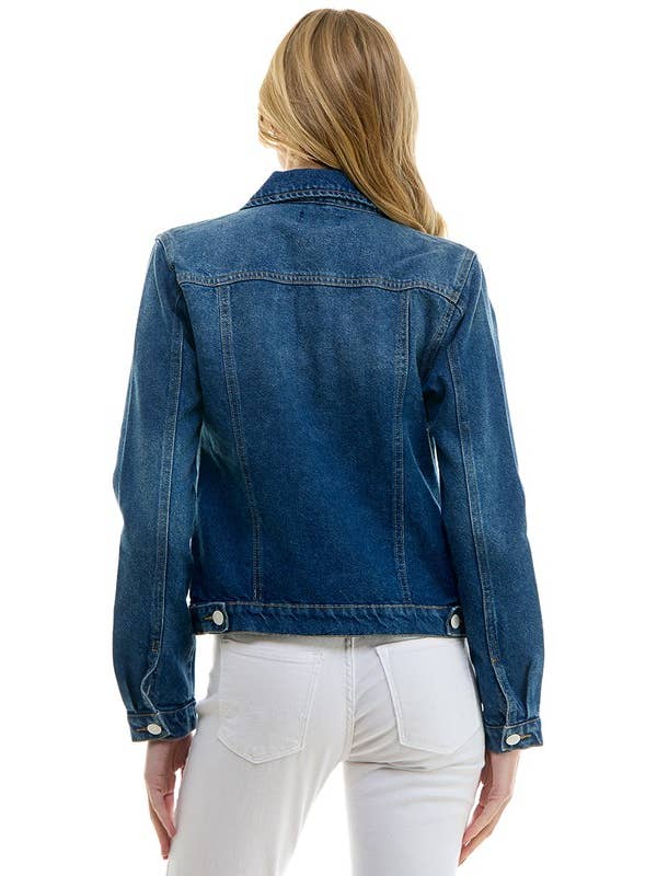 BLUE AGE - Wholesale Denim jacket – Women's - LADY CASUAL COTTON DENIM JEAN JACKET (OPEN PACK)8
