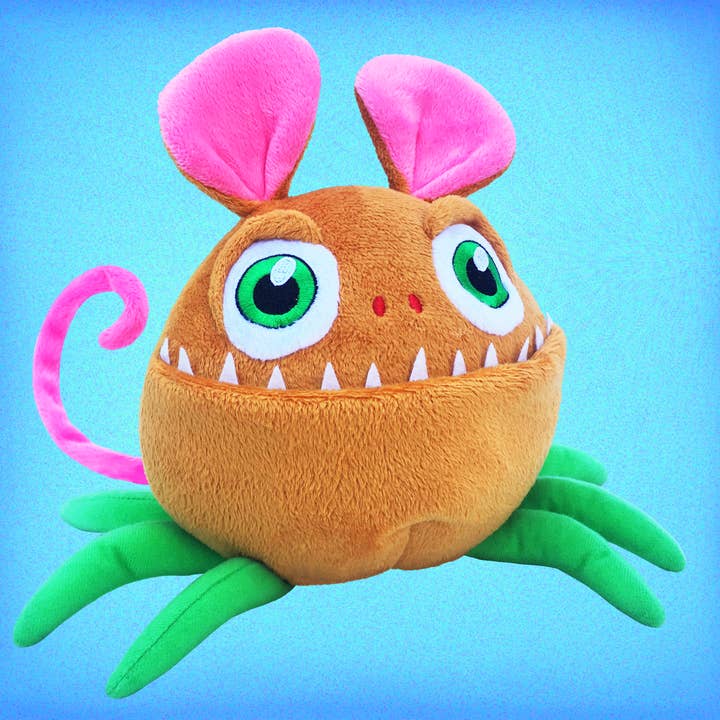 Mutasia - Vente Peluche – enfant et bébé - Peluche Happy Nib (Piranha-souris-araignée)6