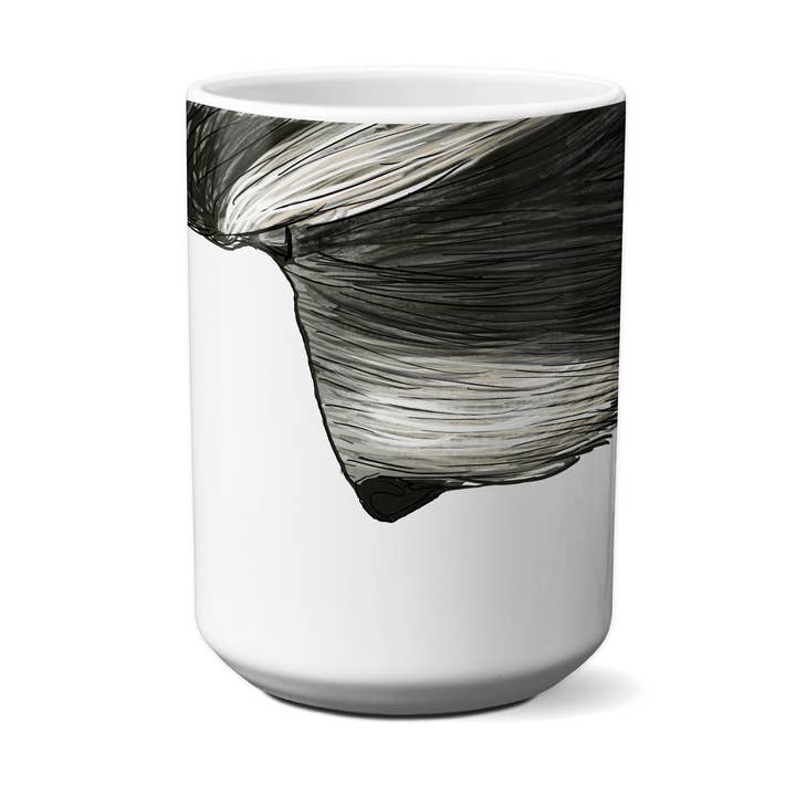Bearded Collie Snout Mug for wholesale by American Brand Studio